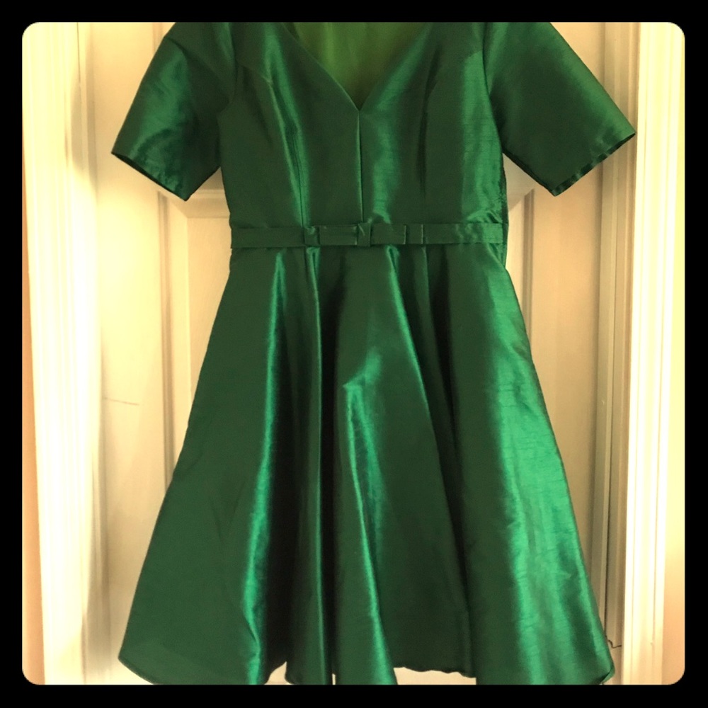 Retro shimmer and shine holiday dress